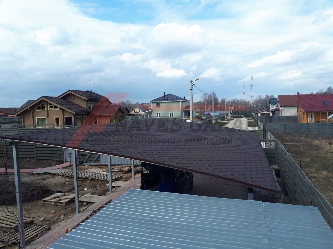 Навес Гарант - производство и монтаж навесов в Истре. IMG 20180425 WA0010 - Навес Гарант - производство и монтаж навесов в Истре.
